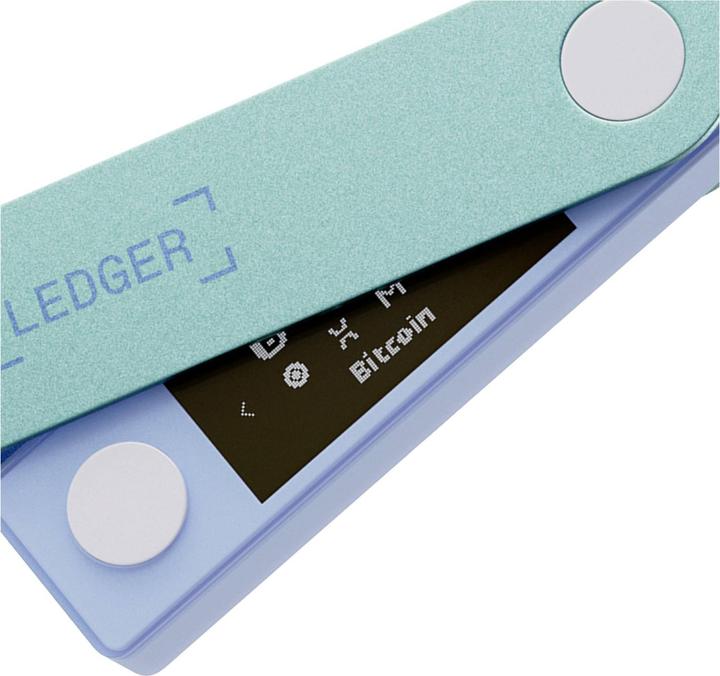 Actual product image Ledger Nano X Crypto Hardware Wallet Pastel Green (Bitcoin, Ethereum Classic, Cardano)