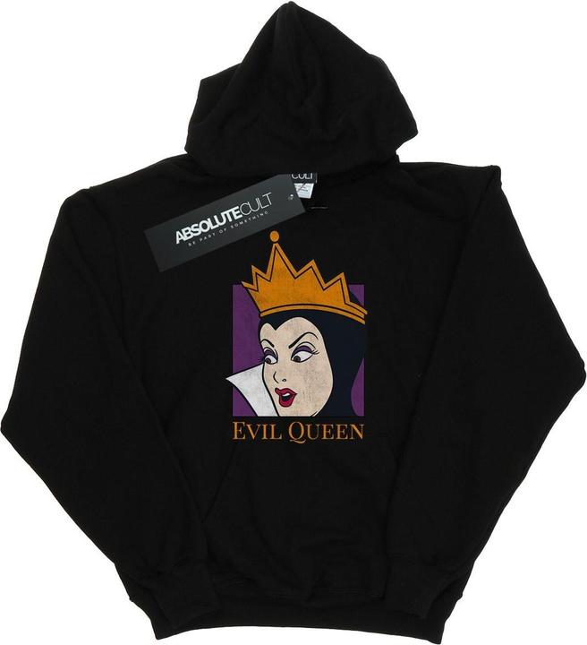 Disney Evil Queen Cropped Head Kapuzenpullover (S)