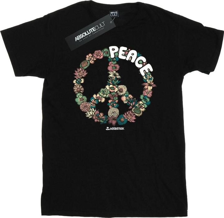 Woodstock Floral Peace TShirt (XL)