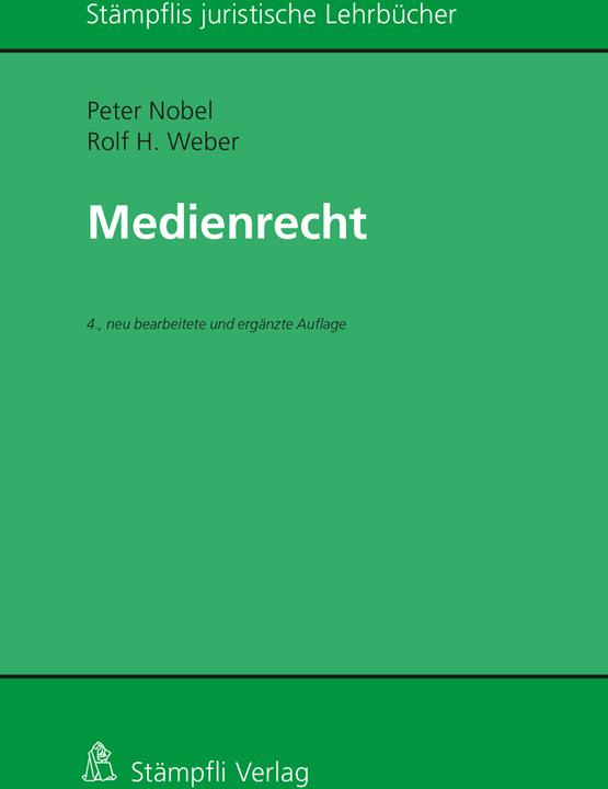 Immagine prodotto Medienrecht (Tedesco, Rolf H. Weber, Peter Nobel, 2021)