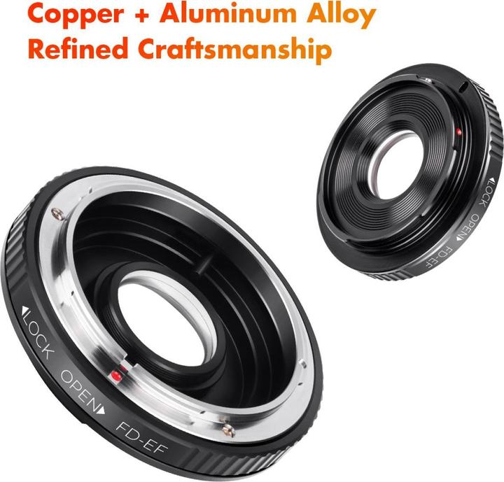 Actual product image K&F Concept K&F adapter for Canon FD lens to EOS EF (novelty)