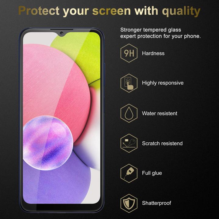 Image du produit Cadorabo Verre de protection trempé (1 pièce(s), Samsung Galaxy A03s)