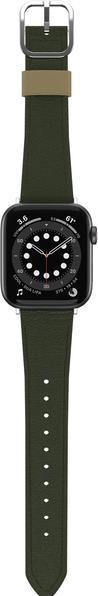 Produktbild OtterBox Symmetry Cactus Leather Watch Band für Apple Watch 9/8/7 45mm (44 mm, 42 mm, 45 mm, Veganes Leder)