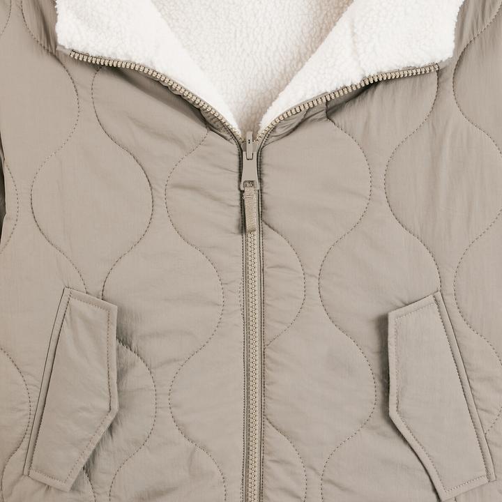 Actual product image La Redoute Collections Wendbare gesteppte Winterjacke mit Kapuze (94, 98)