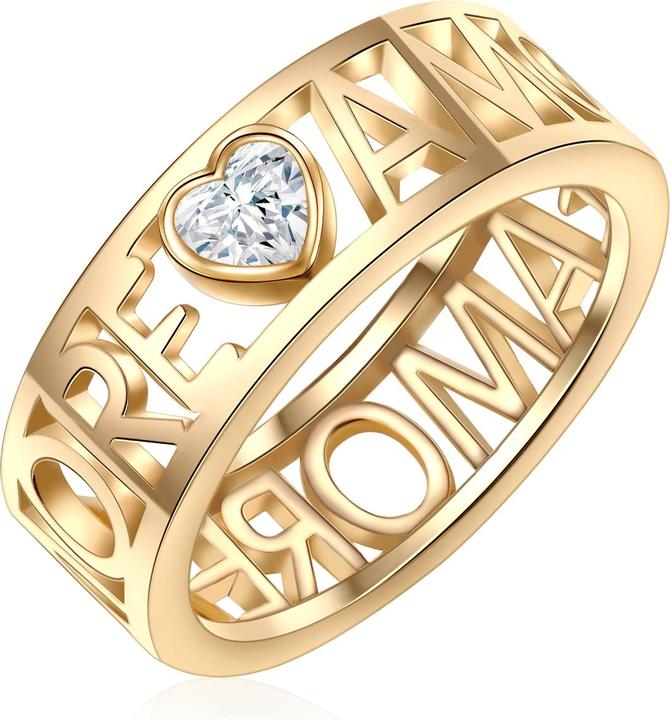 Lulu & Jane Damen Metall-Legierung verziert mit Kristallen von Swarovski® gelbgold - 29239