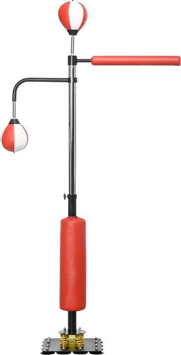 SportNow Sacco da boxe con 2 palle veloci (84 cm, 14 kg)