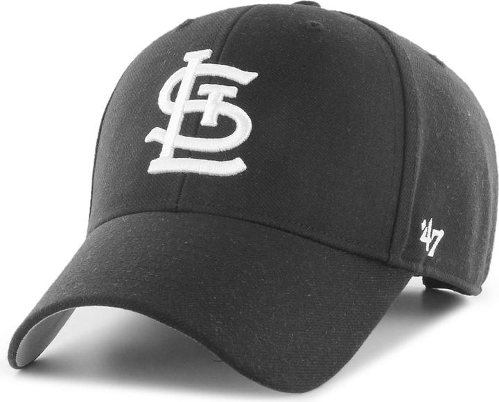 47 Brand Relaxed Fit Cap - MLB St. Louis Cardinals Schwarz (One Size)