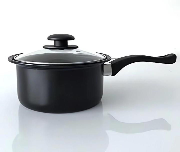 Produktbild König Design Topfset Kochtopf Pfanne 16 18 20 cm | 13-tlg. Kochset Metall Antihaft 3 Deckel (Kochtopf)