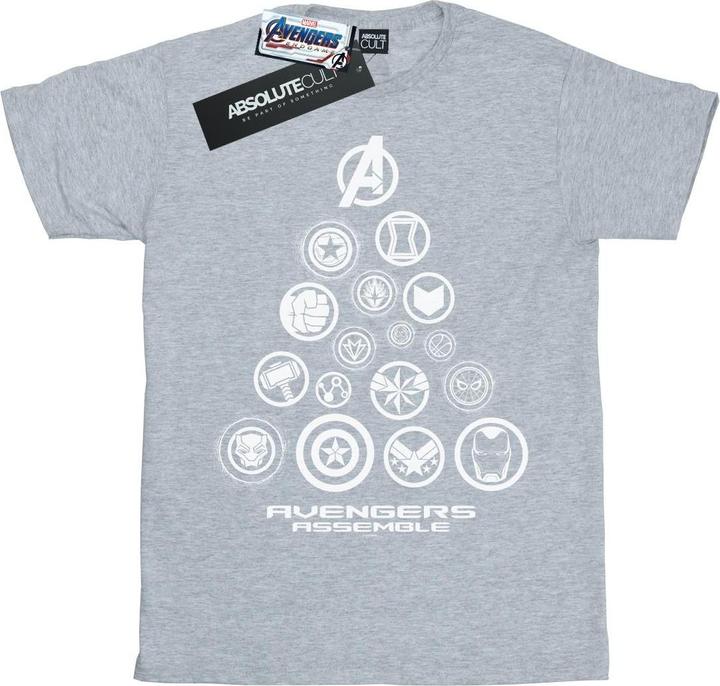 Avengers Endgame Pyramid Icons TShirt (M)