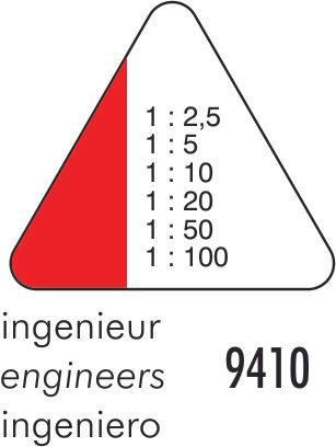 Image du produit Règle triangulaire Ingénieur (30 cm)