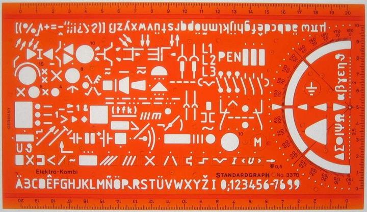 Actual product image Architect-work plan template (220 mm)