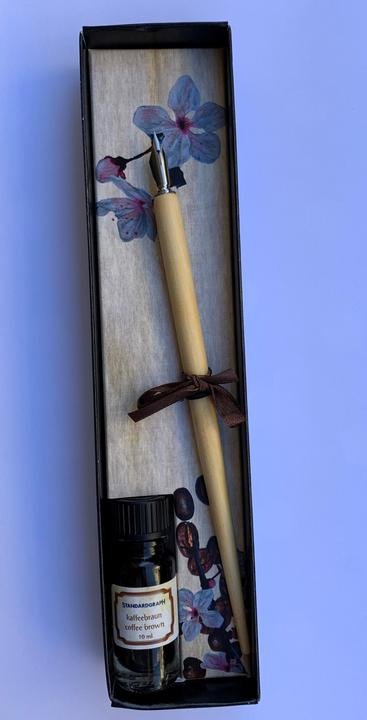 Produktbild Kalligraphie-set Holz Kirsch (Kaffeebraun, 1 x)
