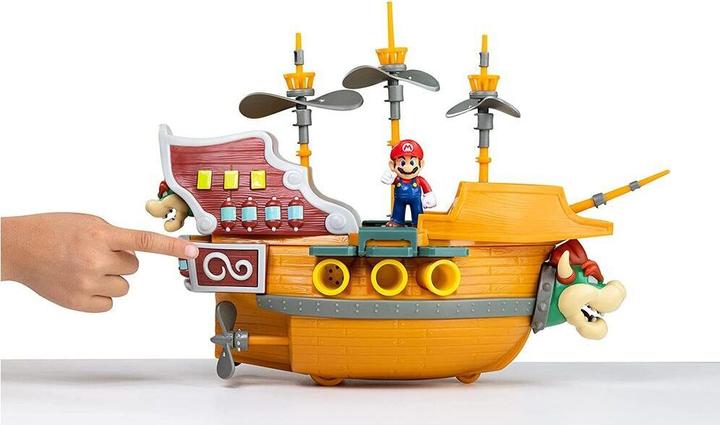 Produktbild Jakks Pacific Super Mario 2.5 Inch Deluxe Bowser"s Ship Playset