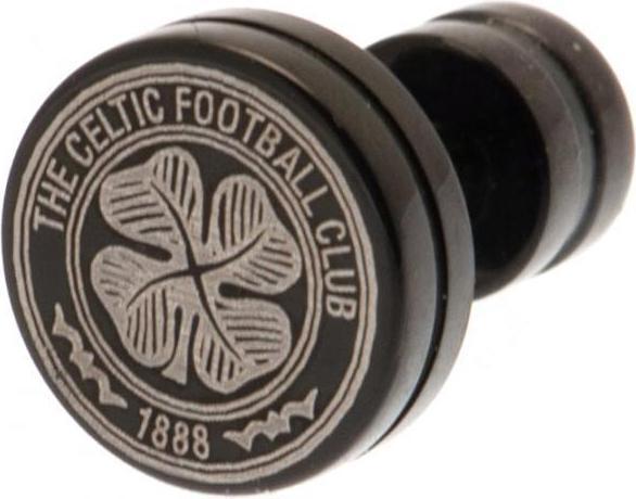 Actual product image Celtic FC Crest Push Button Ion Coated (100% synthetic material)
