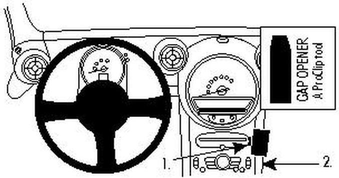 Brodit 854662 Halterung Mini Cooper Countryman