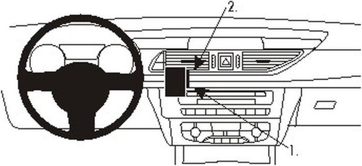 Immagine prodotto Brodit 854892 Supporto per auto Audi A6 11-18