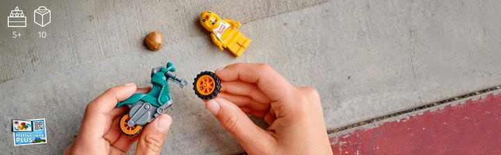 Image du produit LEGO Vélo cascadeur de la mascotte (60310, LEGO City)