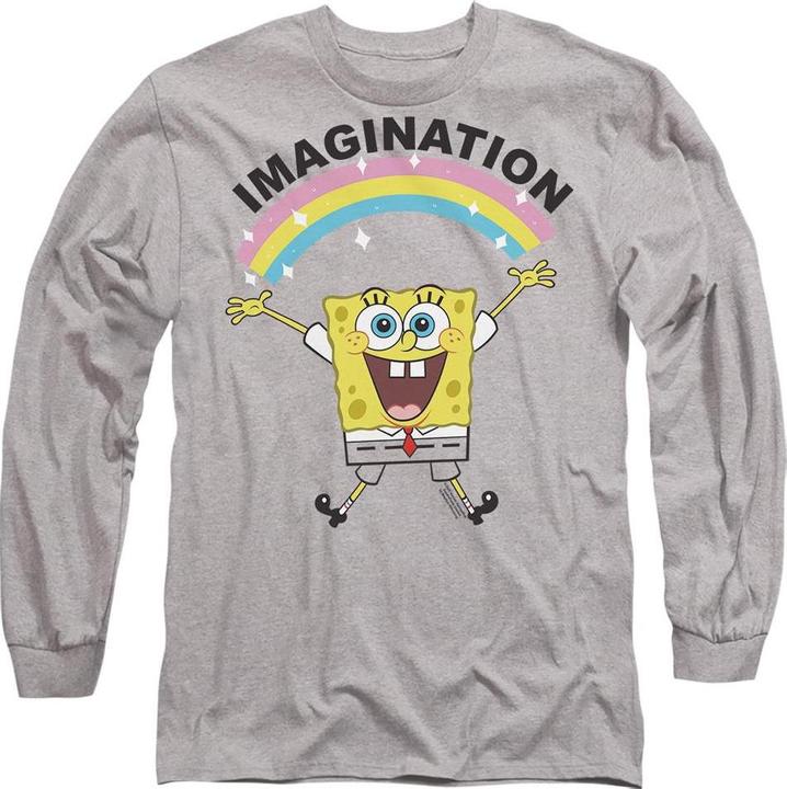 Immagine prodotto Spongebob Squarepants Simple Imagination Maglietta Adulto Unisex (L)