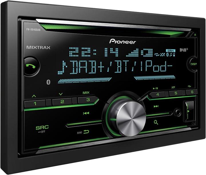Actual product image Pioneer Fh-X840dab (Android car, Apple Carplay)