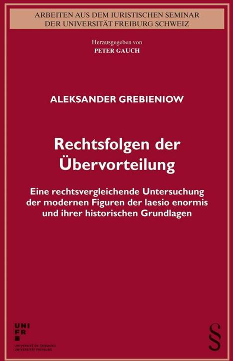 Actual product image Rechtsfolgen der Übervorteilung (German, Aleksander Grebieniov, 2015)