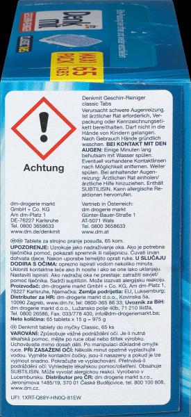 Produktbild dm Denkmit Spülmaschinen-Tabs Classic (Tabs, 65 Waschgänge)