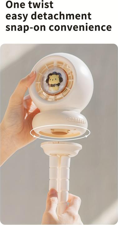 Produktbild PhoneLook Portabler Baby-Kinder Ventilator mit flexiblem Stativ für Auto / Reisen / Kinderwagen