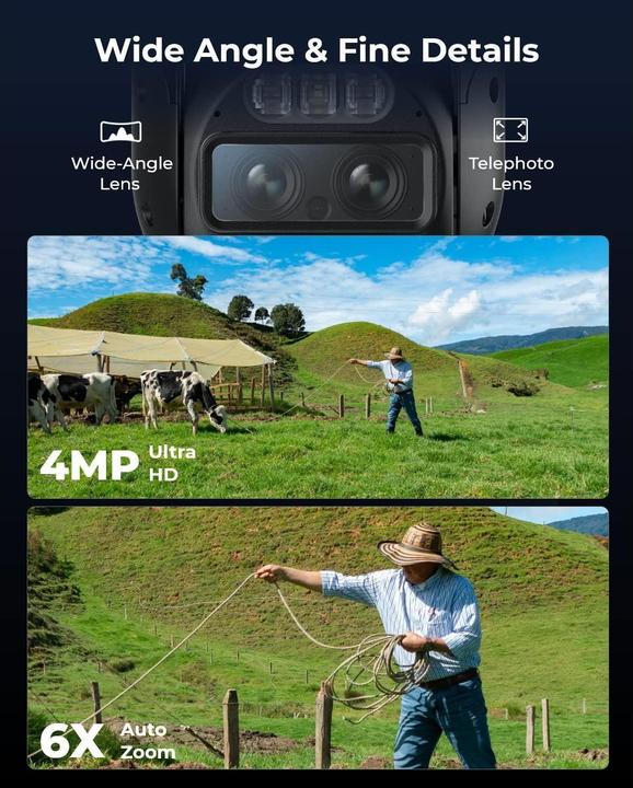 Actual product image Reolink TrackMix LTE incl. Solar Panel Plus (2560 x 1440 Pixels)