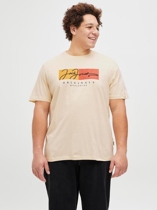 Actual product image Jack & Jones Plus Size Logo T-shirt T-shirt (5XL)