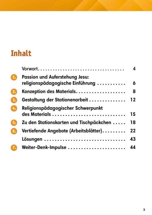 Produktbild Arbeitsmaterial Grundschule. Stationenlernen Religion: Der Kreuzweg Jesu (Deutsch, Petra Lefin, Britta Vaorin, 2019)
