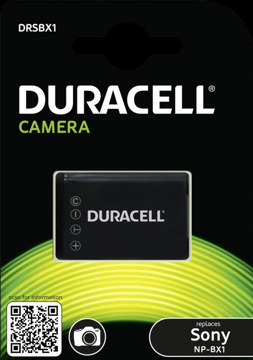 Actual product image Duracell Li-Ion battery 1090 mAh for Sony NP-BX1 (Camera battery)