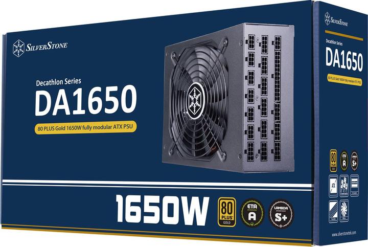 Actual product image Silverstone DA1650 Gold, Fully modular 80 Plus Gold ATX power supply with 1650 W, SST-DA1650-G (1650 W)