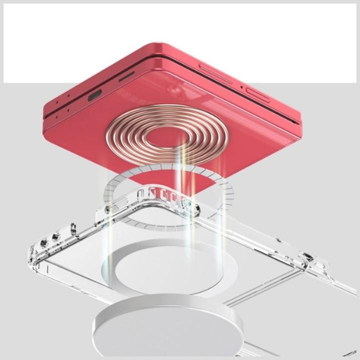 Actual product image Araree Case Duple M MagSafe for Samsung Galaxy Z Flip7 transparent (Samsung Galaxy Z Flip 7)