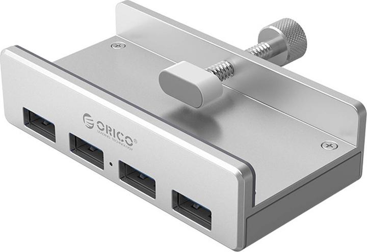 Produktbild Orico MH4PU-P-SV-BP (USB-C, 4 Ports)