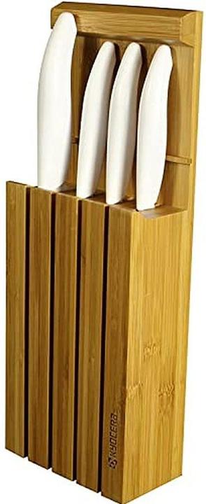Produktbild Kyocera Bamboo Knife Block + WHWH Set