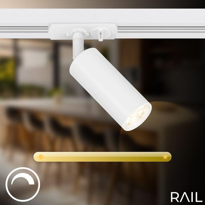 Produktbild Briloner 0 HV-Stromschienensystem - LED Spot, Weiss, 1xLED/4,5W