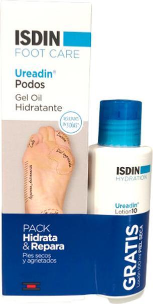Isdin Ureadin Podos Gel Oil Moisturizing for Dry and Cracked Feet 75ml - Pack of 2 (Fussbad, 75 ml)