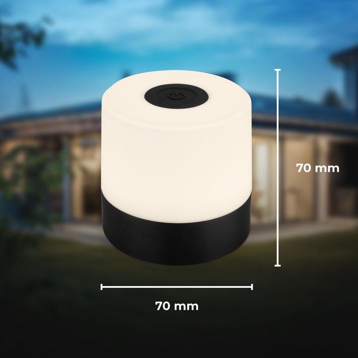 Immagine prodotto B.K.Licht Lampada da tavolo a LED ricaricabile (150 lm)