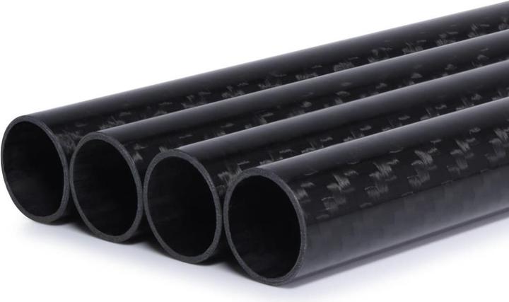 Actual product image Alphacool HardTube 16mm 4x 80cm (0.80 m, Carbon)
