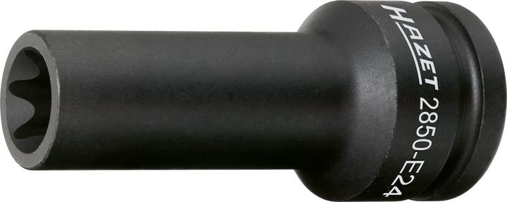 Produktbild HAZET Schlag-, Maschinenschrauber Steckschlüsseleinsatz ∙ TORX 2850-E24 ∙ Vierkant20 mm (3/4 Zoll)… (3/4")