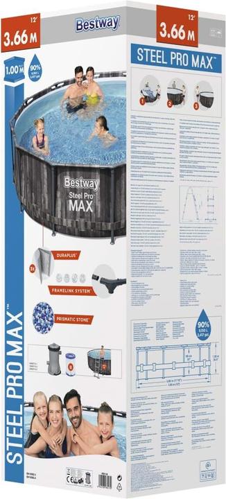 Actual product image Bestway Steel Pro Max (Ø 366 x 100 cm)
