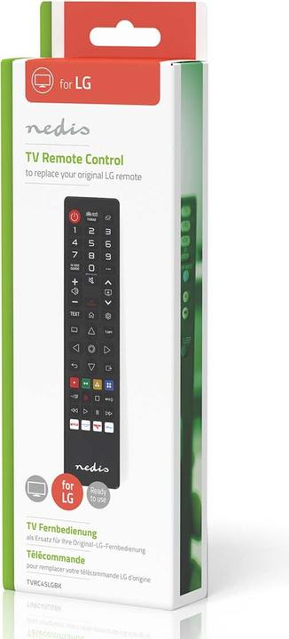 Produktbild Nedis Ersatz Fernbedienung | Passend für: LG | Vorprogrammiert | 1 Gerät | Amazon Prime / Disney + B (Gerätespezifische Fernbedienung, Infrarot)