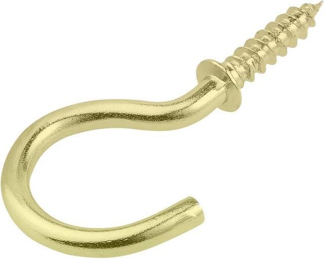 Produktbild BestaPac Hakenholzschraube mit Rosette vermessingt 2.3x12