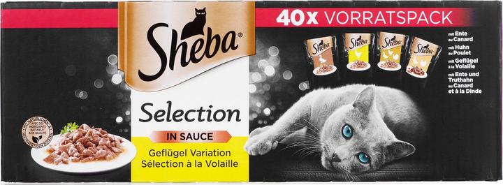 Produktbild Sheba Selection in Sauce (Adult, 40 Stk., 3400 g)