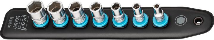 Produktbild HAZET SmartRail mit 7 Steckplätzen 850A-SR/7 ∙ Vierkant6,3 mm (1/4 Zoll) ∙ Aussen Sechskant-Traction… (1/2", 7/16", 5/16", 1/4", 9/16", 3/16", 3/8")