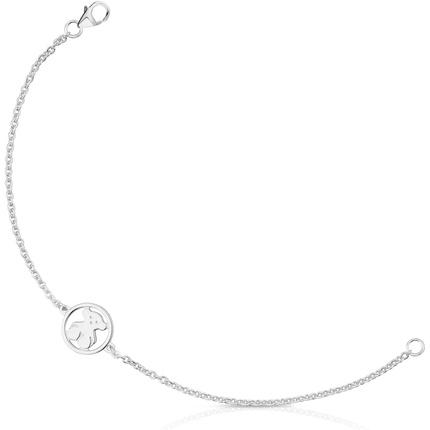 Actual product image Tous Women Camille Silver Chain Bracelet 17.5cm (17.50 cm)