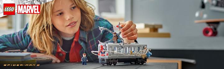 Immagine prodotto LEGO Spider-Man vs. Doc Ock: Showdown in der U-Bahn (76321, LEGO Marvel)