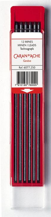 Immagine prodotto Caran d'Ache Ricariche Technograph (Mine di ricambio, Grigio, 2 mm)