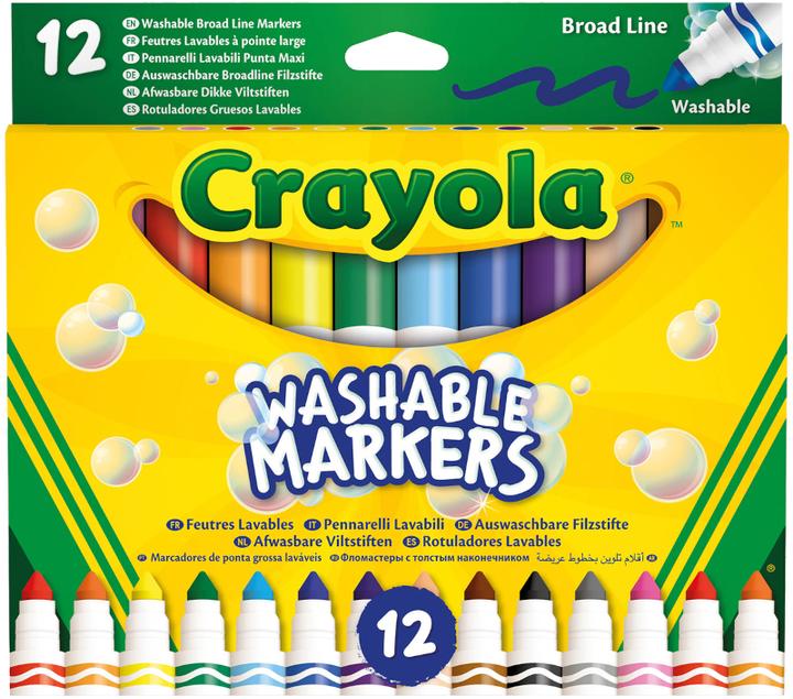 Produktbild Crayola 12 Maxi-Tip-Marker (Mehrfarbig, 12 x)