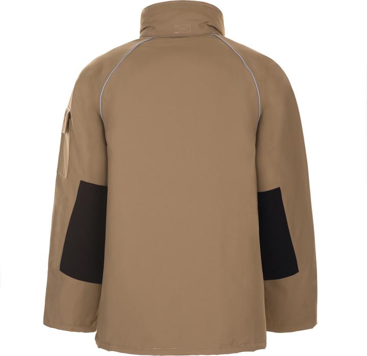 Actual product image Planam unisex parka CANVAS 320 khaki, black size L (L)