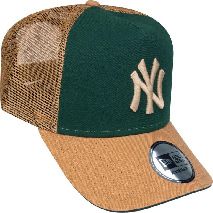 Actual product image New Era A-Frame Trucker Cap - New York Yankees dark green